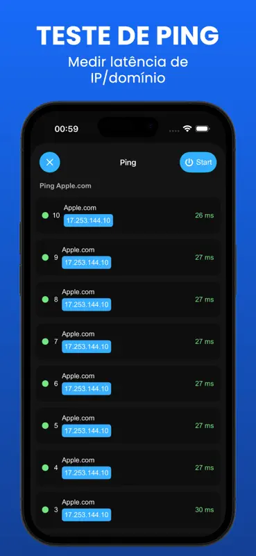 Analisador WiFi: DNS Benchmark screenshot 7 of 9