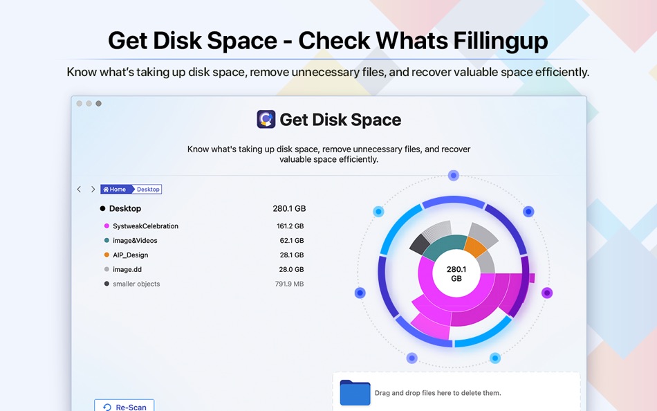 #5. Get Disk Space (macOS) Podle: Shrishail Rana