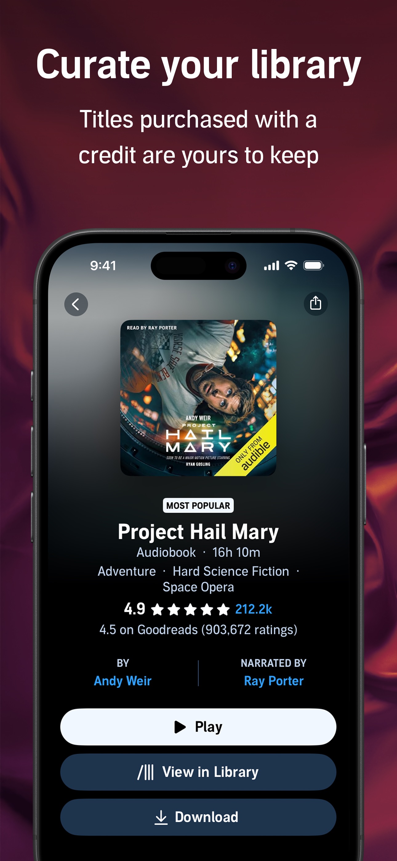 Audible: Audiobooks & Podcasts 스크린샷 4