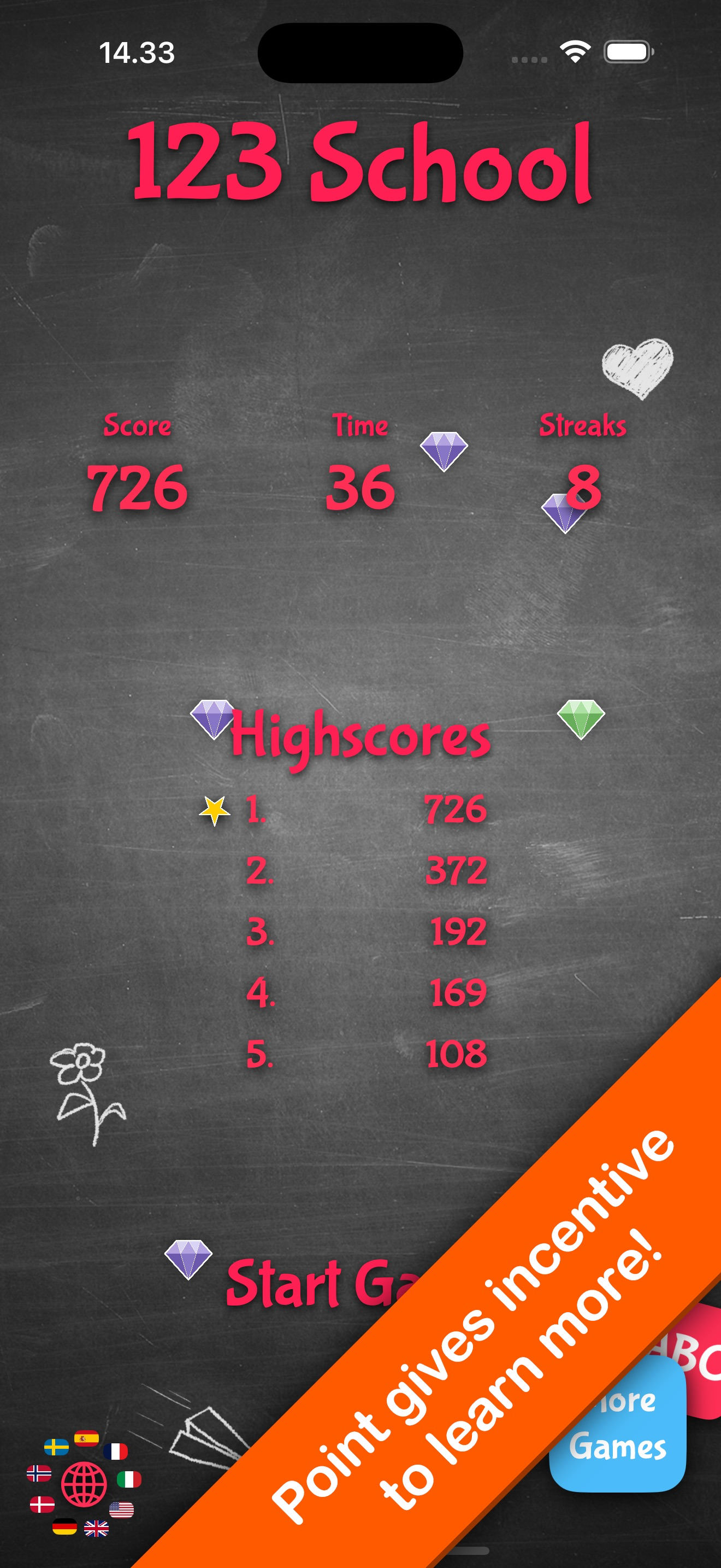 123 School (multilingual) screenshot 2