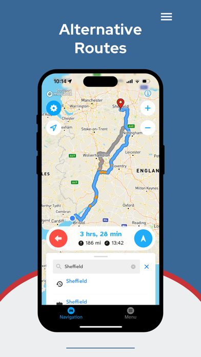 RouteLed Navigation Screenshot