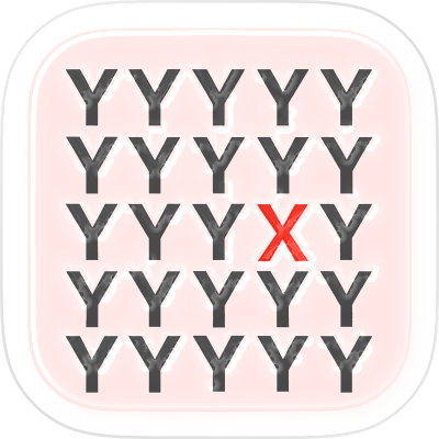 Find X - Find the odd one 字母找不同