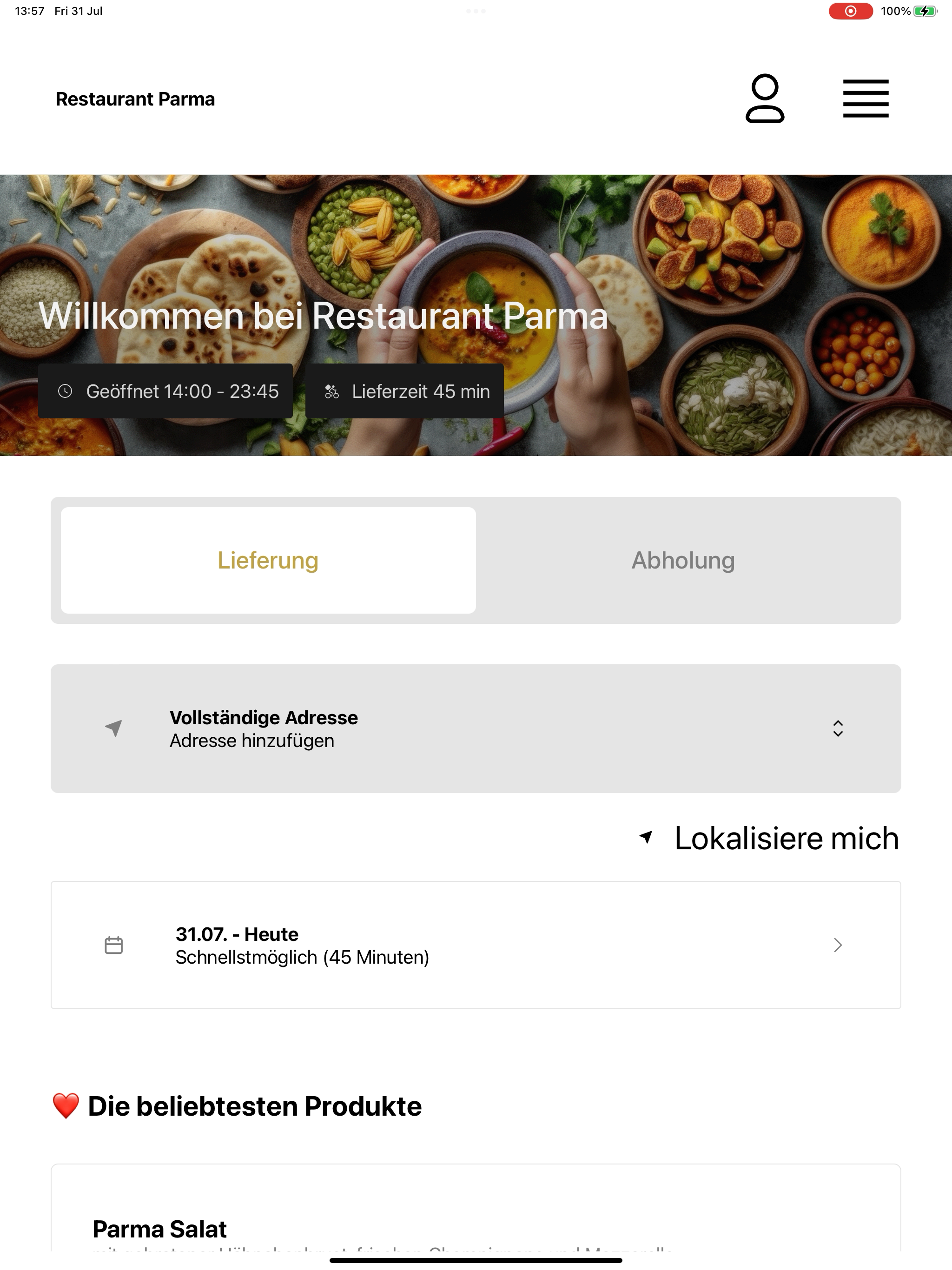 Restaurant Parma screenshot 14