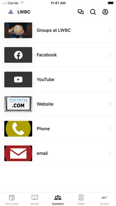 App screenshot
