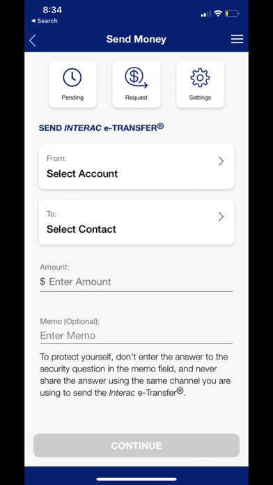 Princess Credit Union Screenshot