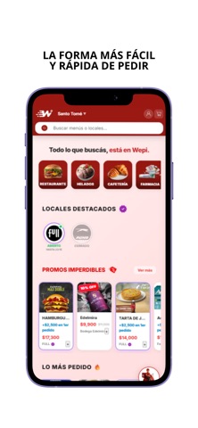 Wepi: Delivery online iPhone screenshot 1