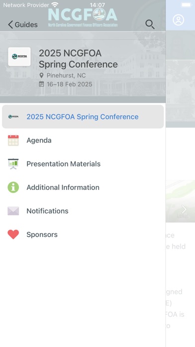 NC League of Municipalities Screenshot