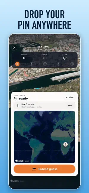 Flyover: City Guessing Game screenshot 2