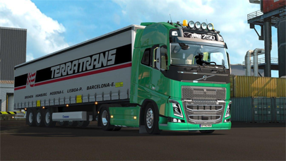 Euro Truck 3D Driving Sim Screenshot