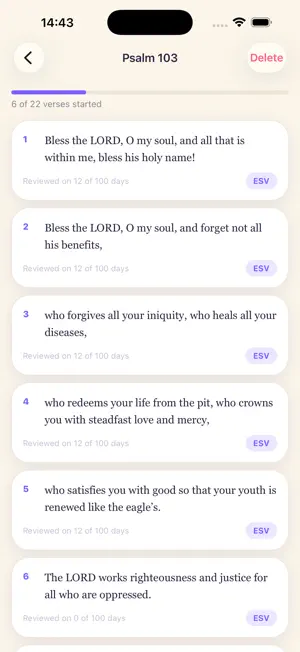 Dayly: Memorize Bible Verses screenshot 4