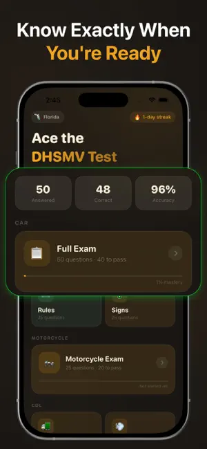 Florida DHSMV Practice Test FL screenshot 2