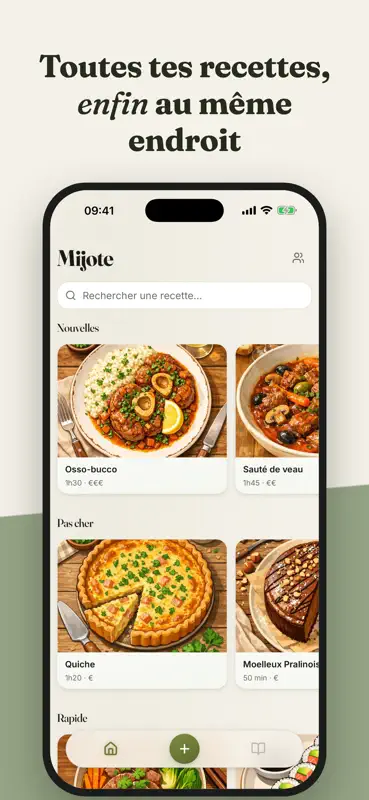 Mijote — Livre de recettes screenshot 1 of 6