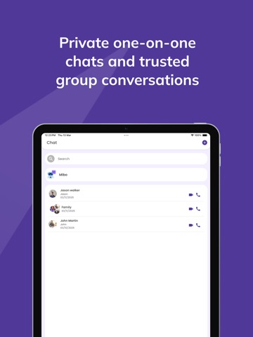 MIBO : Privacy Focused AI iPad screenshot