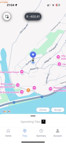 Garden Route Driver App screenshot