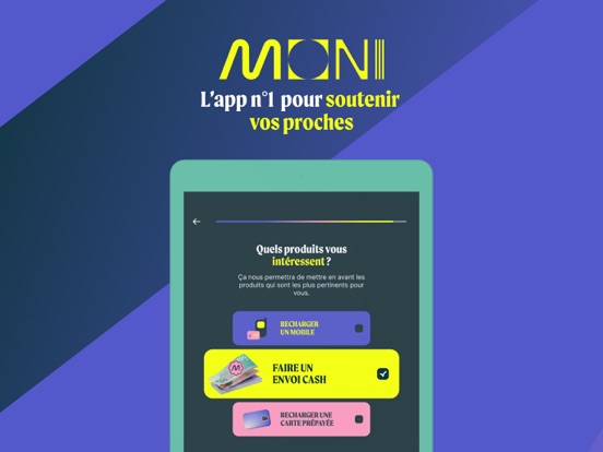 MONI Envoi d'argent & rechargeのおすすめ画像1