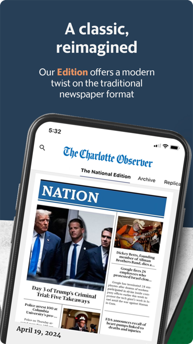 The Charlotte Observer News Screenshot