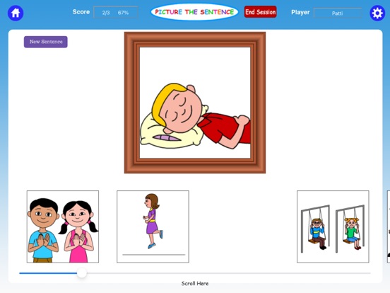 Picture the Sentence HD iPad screenshot 5 - Education app
