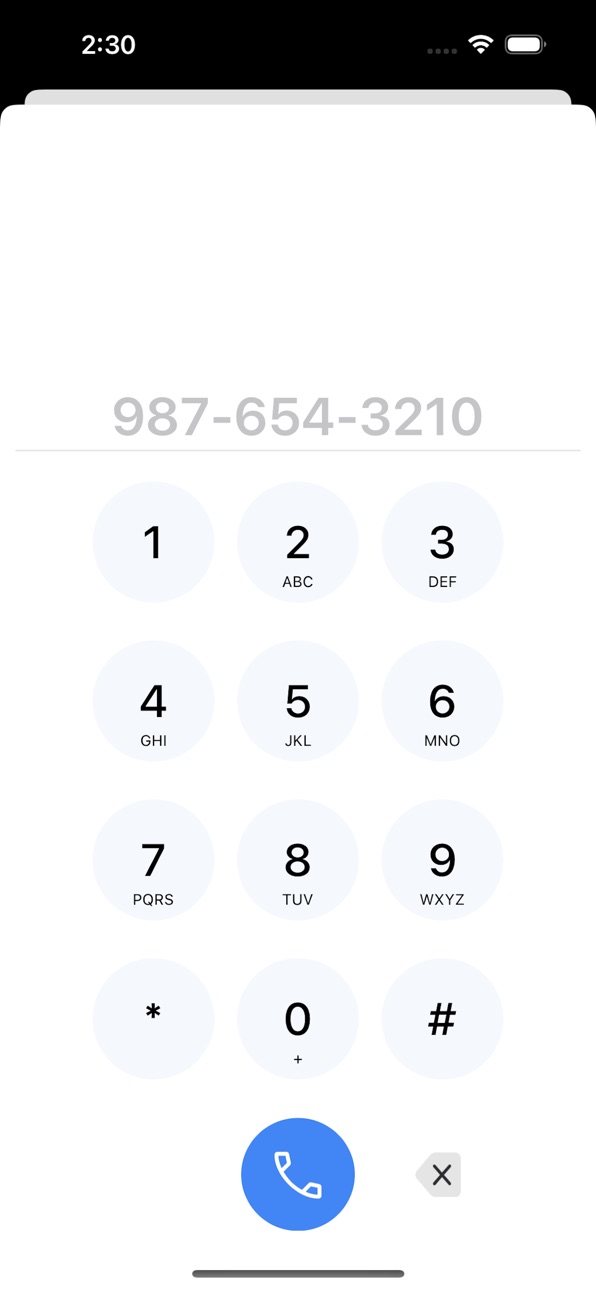 iPhone screenshot