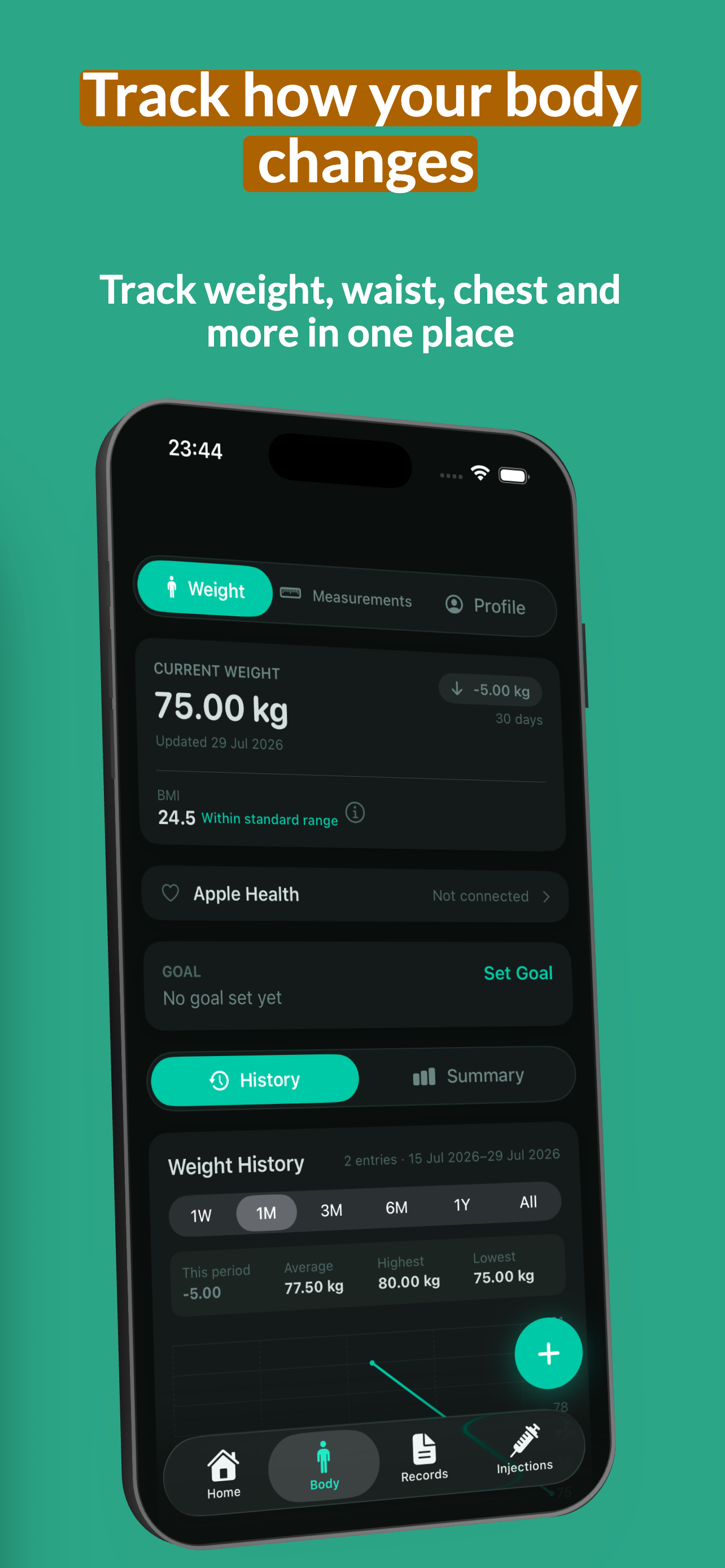 Iaso Health Tracker screenshot 2