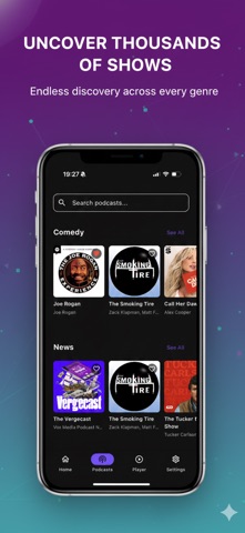 Hypercast - AI Podcast Player Screenshot 2 of 5