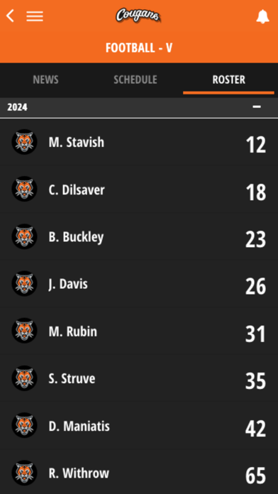 MTCS Athletics Screenshot