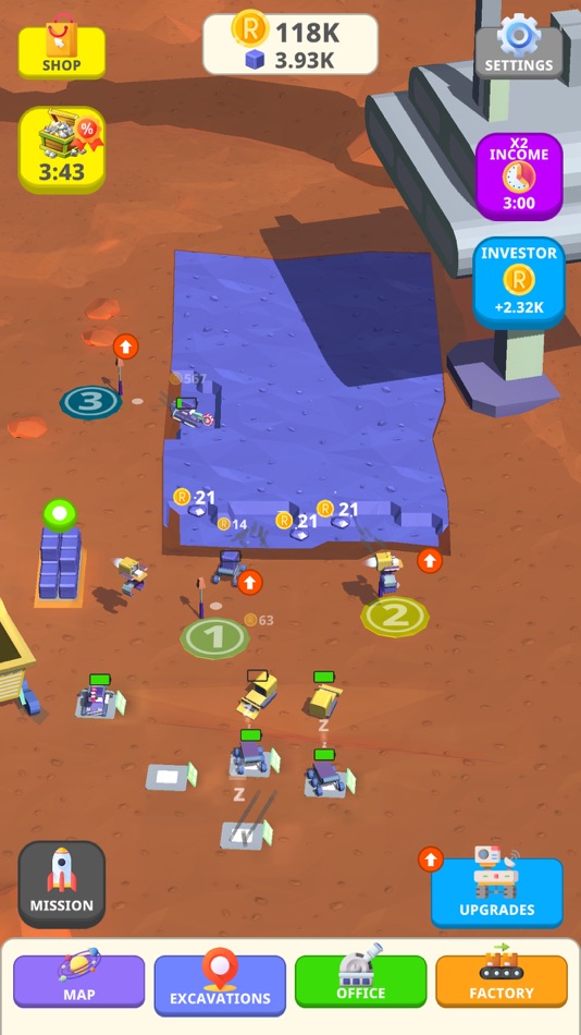 #1. Idle Space: Upgrade Games (iOS) 由: Boris Nekrushev