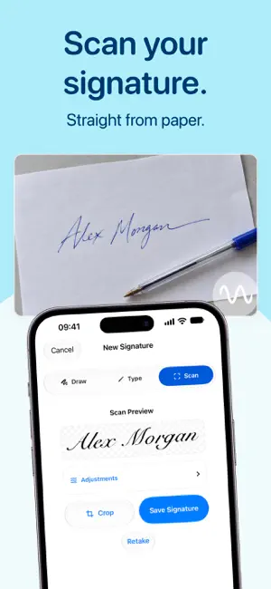 Electronic Signature Scanner screenshot 1