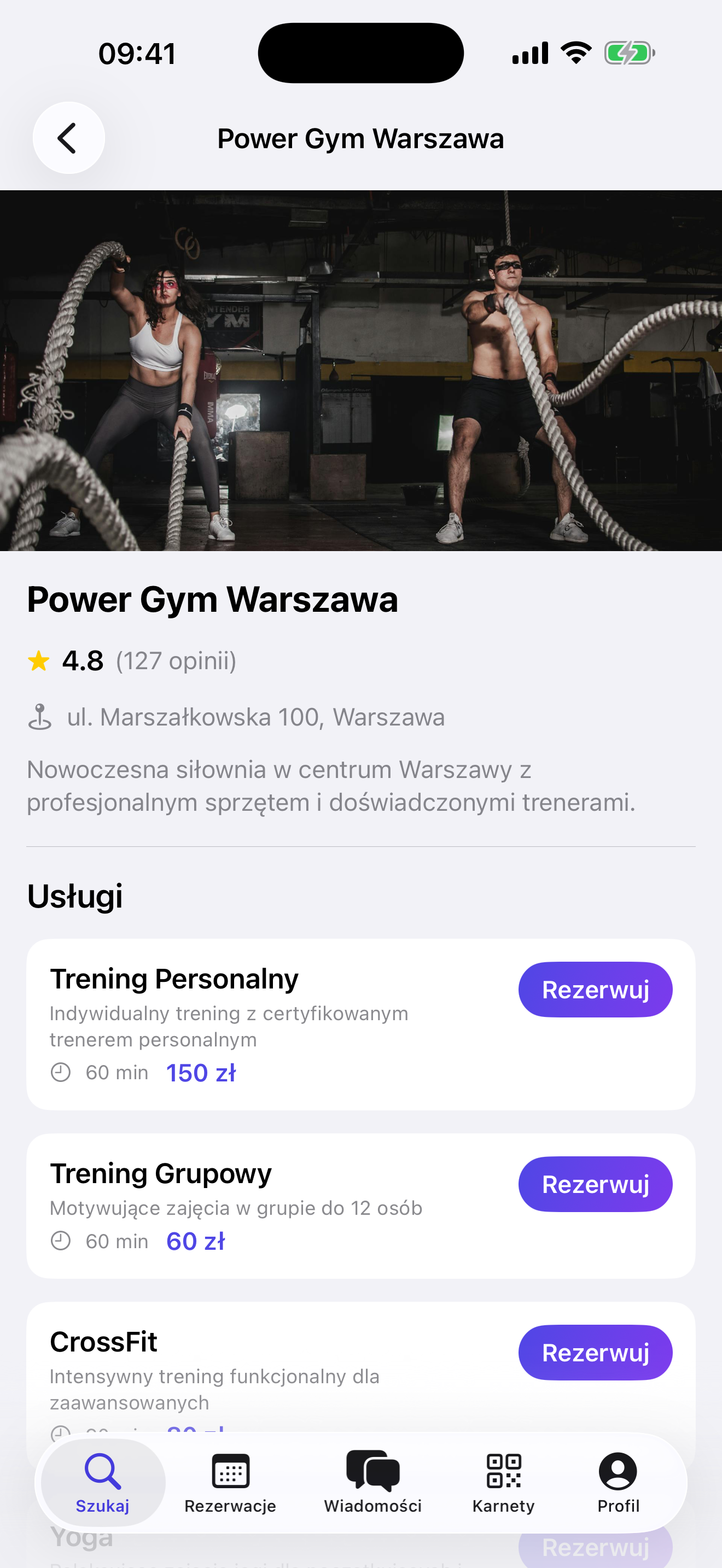 Fitbook.me screenshot 2