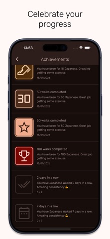 Japanese Walking Timer Screenshot 4 of 5