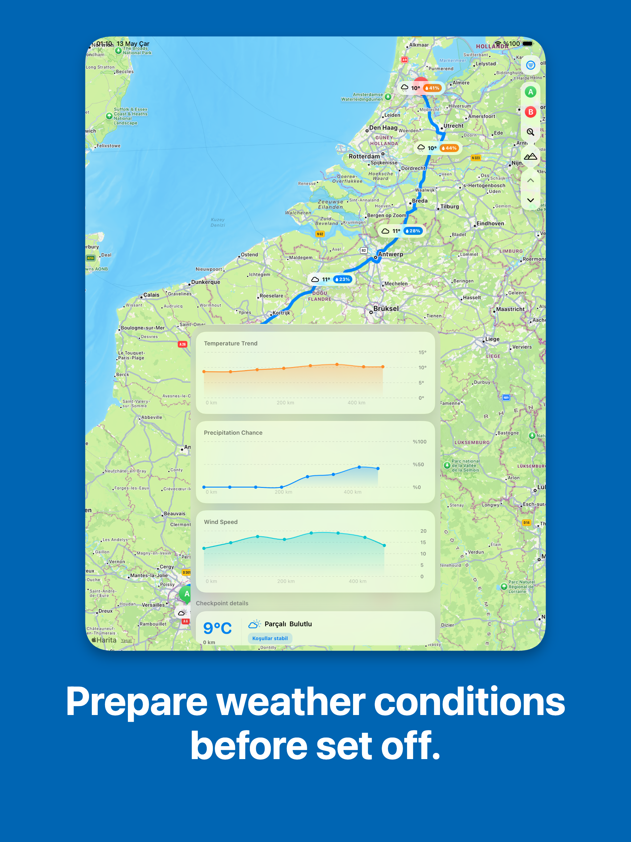 RouteCast: Route Weather