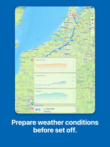 RouteCast: Route Weather iPad screenshot
