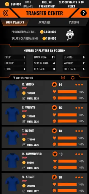 Rugby Manager 26 screenshot 3