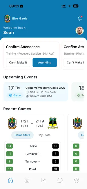 TeamSync Gaelic Games screenshot 2