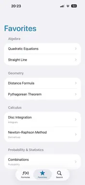 Math Formulas - Ref. Guide screenshot 6