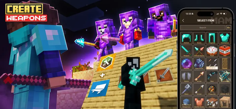 Скриншот Addons Maker For Minecraft на iPhone 3