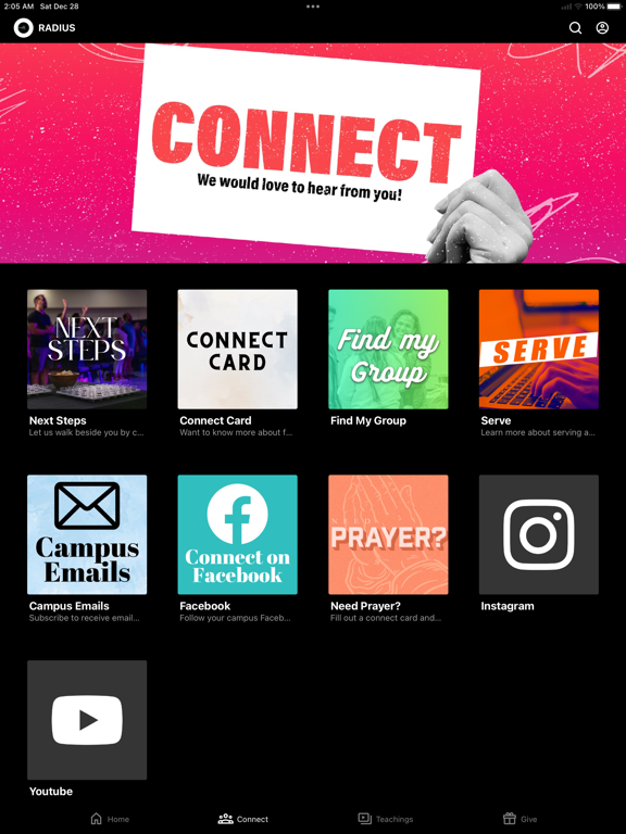 Screenshot #5 pour RADIUS Church App