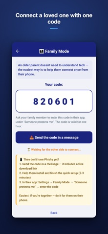Phishy: Scam & Phishing Check iPhone screenshot