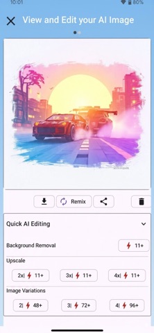 GenArt AI Studio screenshot