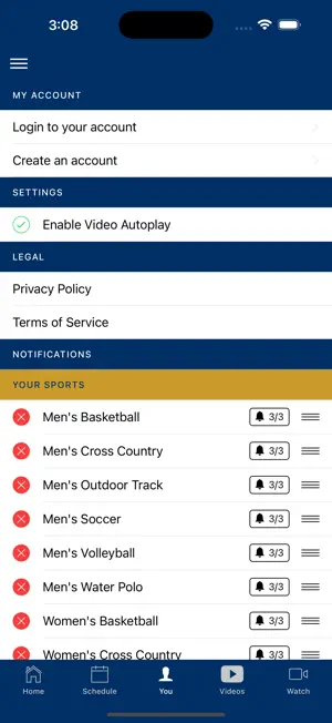 UC Merced Athletics screenshot 3