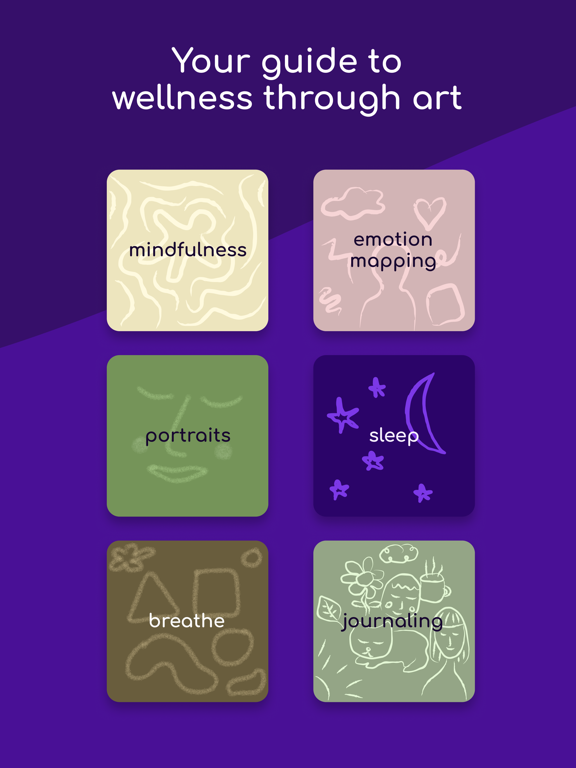 Flowspace - Drawing Meditation iPad screenshot 2 - Health & Fitness app