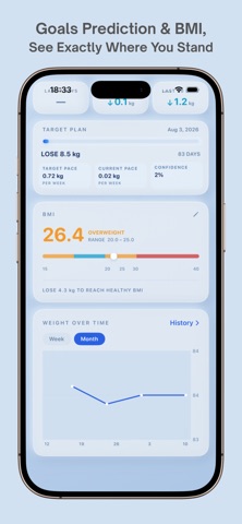 Morph - Weight Tracker & BMI Screenshot 3 of 3