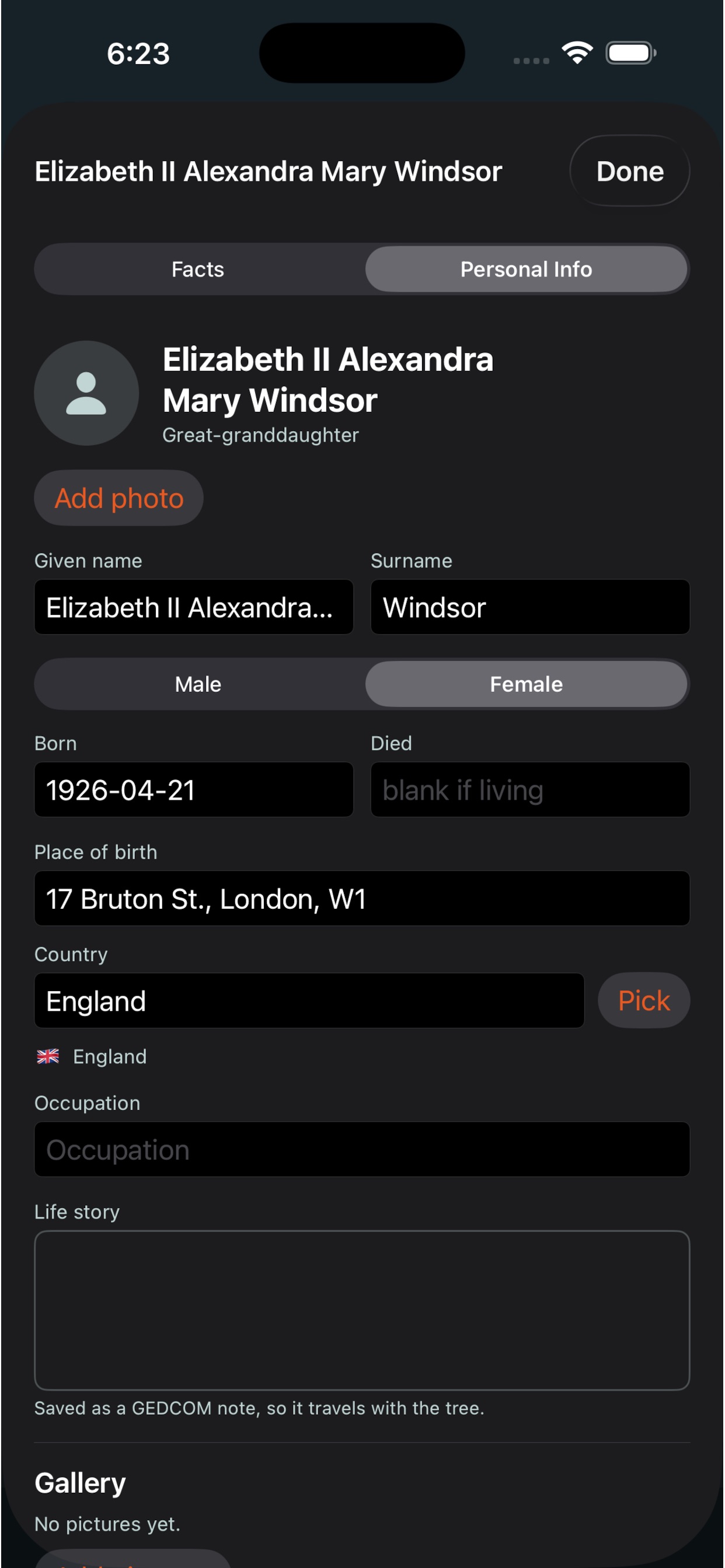Screenshot 8 of Family Tree Builder Neo