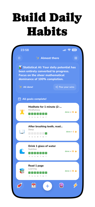 Atomic Strides - Habit Tracker Screenshot 1 of 7