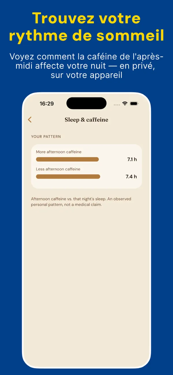 Screenshot #3 pour Suivi Caféine: Journal Café