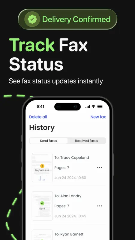Send FAX from iPhone: uFAX app screenshot 5 of 5
