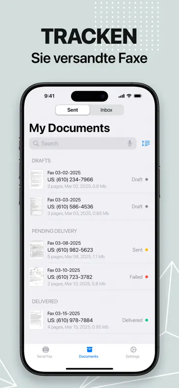 FaxFree: Send Fax From iPhone screenshot 7 of 8