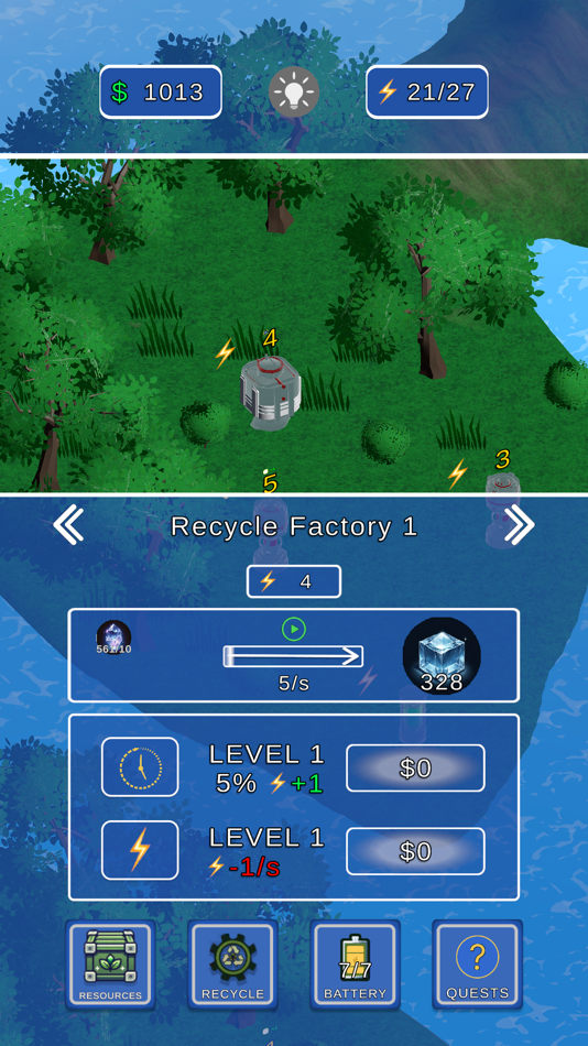 #5. XMiner IDLE Game (iOS) Podle: David Davidov