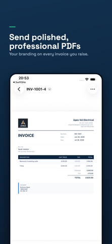 SwiftSite: Quote & Invoice screenshot