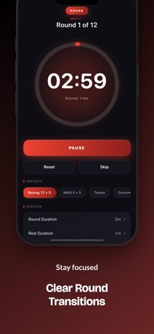 Boxer Timer — скриншот 2