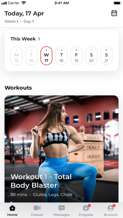 HERO Performance Training Screenshot